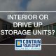 interior, storage units, drive up
