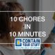 10 chores, 10 minutes