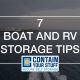 boat, storing, tips, water